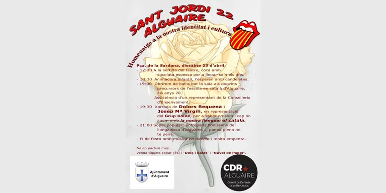 Diada de Sant Jordi a Alguaire