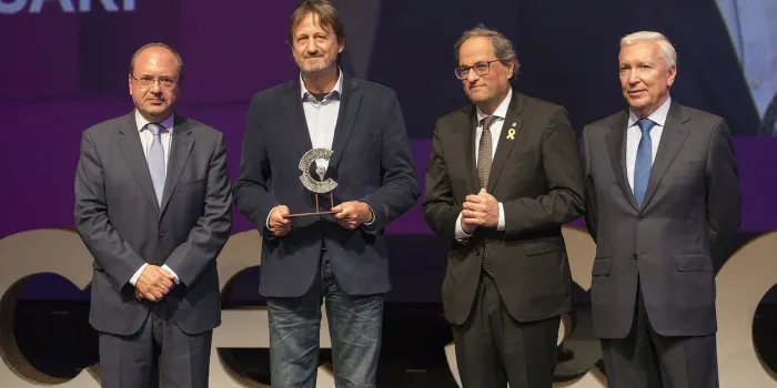 Joan Bertran ha estat guardonat amb el Reconeixement al Progrés Empresarial per la iniciativa de la seva empresa Cebiotex