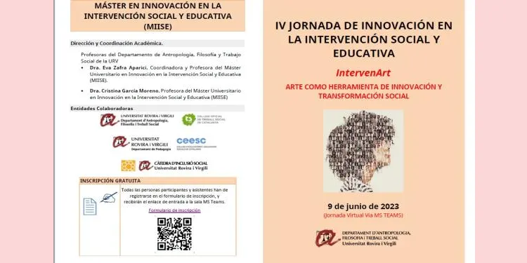 Nova edició de la Jornada d'Innovació en la Intervenció Social i Educativa a la URV