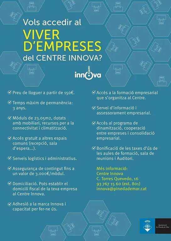 El Viver d'Empreses del Centre Innova ajuda als nous empresaris a tirar endavant el seu negoci