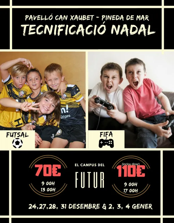 El Racing Pineda fa el campus de tecnificació de Nadal