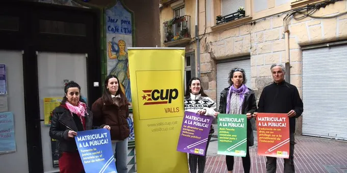 La CUP reclama més recursos per a l’escola pública