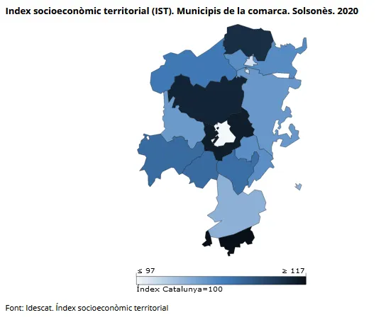 <strong>La renda mitjana per persona al Solsonès era de 12.980 euros el 2020</strong>