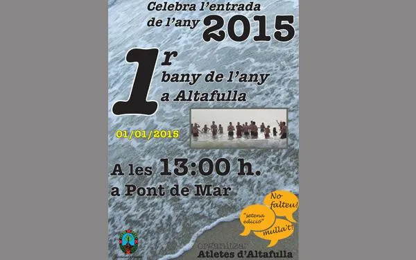 Altafulla celebra la setena edició del Primer Bany de l’Any