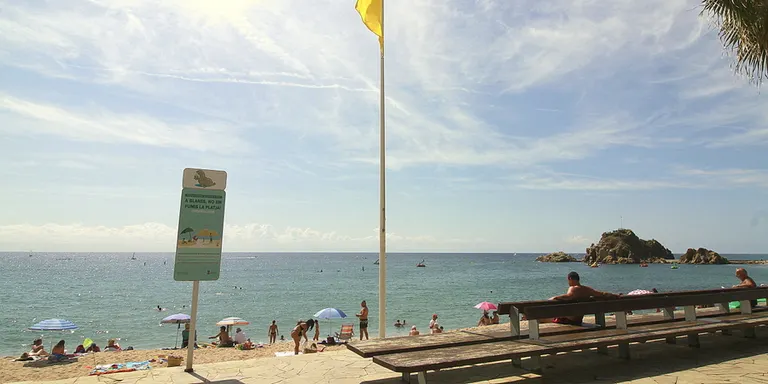 Blanes hissa Bandera Groga a les platges, després de les pluges d’ahir