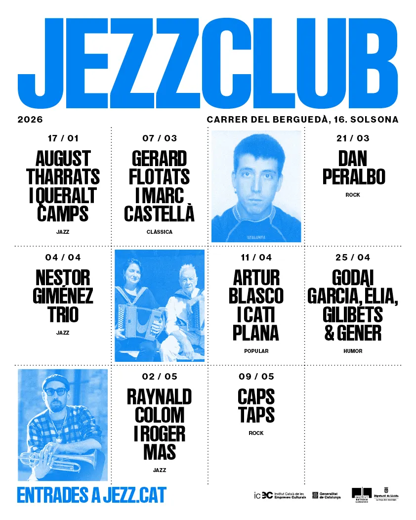 Jezz Club amplia l'oferta de concerts amb set actuacions el primer semestre de l'any a Solsona