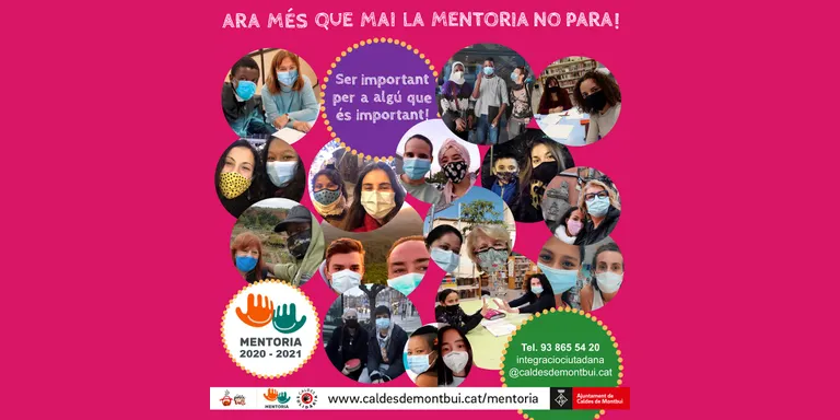El projecte Mentoria continua en funcionament adaptant-se a les mesures Anticovid