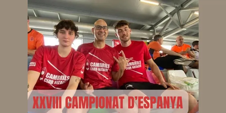 El Cambrils Club Natació aconsegueix dues medalles al Campionat d'Espanya Open d'hivern Màsters