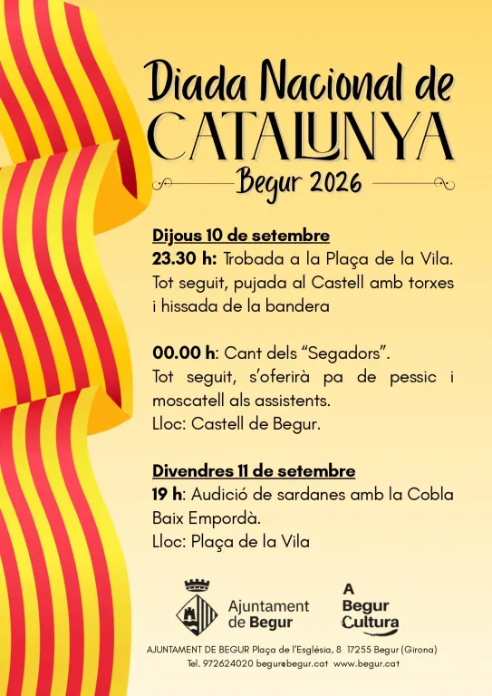 Begur celebrarà la Diada amb la pujada al Castell i una audició de sardanes
