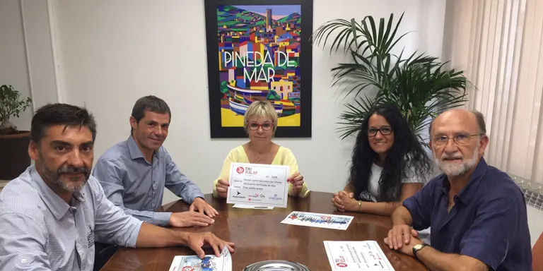 El Team Calella fa un donatiu de 500 per ajudar els infants desfavorits de Pineda