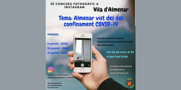5è concurs d’instagram: "Almenar vist des del Confinament Covid-19”