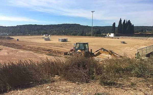 L’Estadi Municipal de la Riera de Gaià disposarà d’una pista de pàdel annexa al camp de futbol
