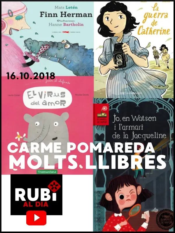 MOLTS LLIBRES amb Carme Pomareda - 30 octubre 2018