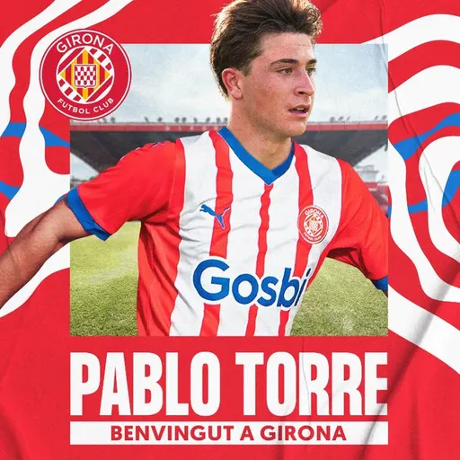 Presentació nou jugador del Girona FC Pablo Torre