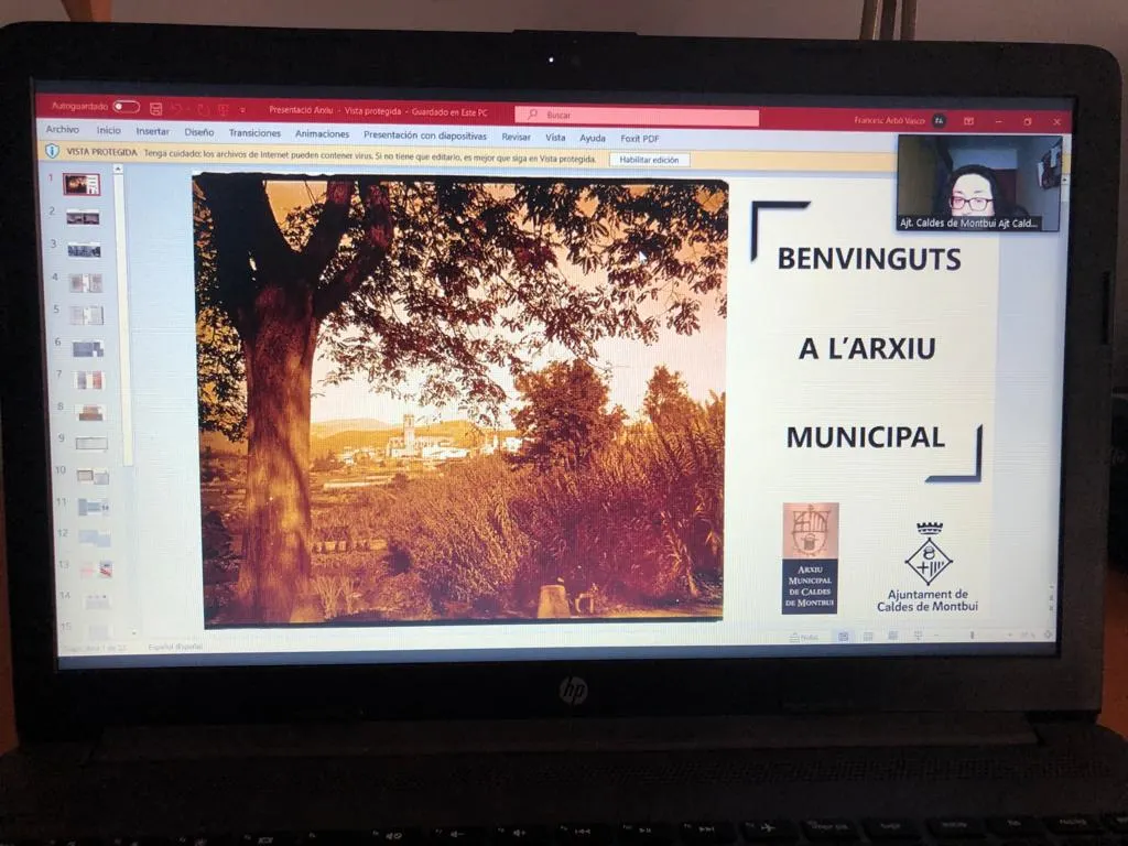 Amb motiu del Dia internacional dels arxius, l'Arxiu Històric Municipal de Caldes va oferir una xerrada i una visita virtuals