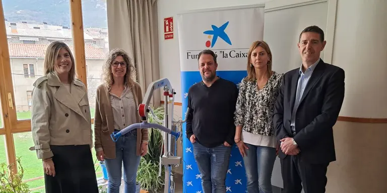La residència de Sant Llorenç es dota de nou material assistencial a través d'un donatiu de la Fundació La Caixa