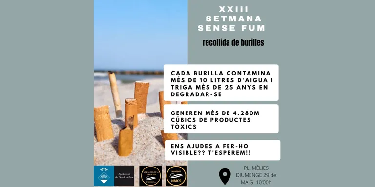 Recollida de burilles a Pineda aquest diumenge 29 de maig