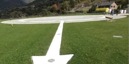 Territori i Sostenibilitat finalitza les obres d'adequació de l'heliport de Tírvia