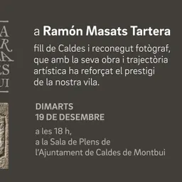 Ple per atorgar la Medalla d’Honor de la vila a Ramón Masats Tartera del 19/12/2023 - episode art