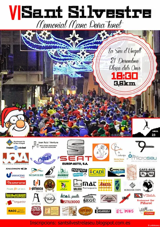 La 6a Sant Silvestre de la Seu ja té prop de 1.000 inscrits