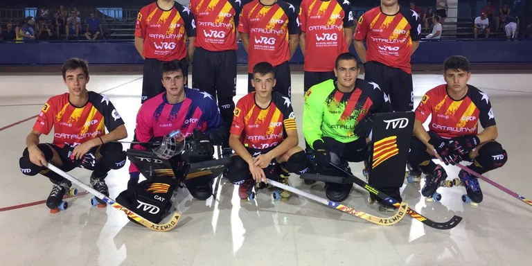 Jordi Pons Mendieta, del CHPA Cadí, campió d'Espanya amb la selecció catalana sub-16 d'hoquei patins