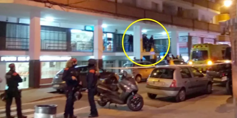 La detenció d’un atracador manté en alerta durant 2 hores els veïns del Mercat