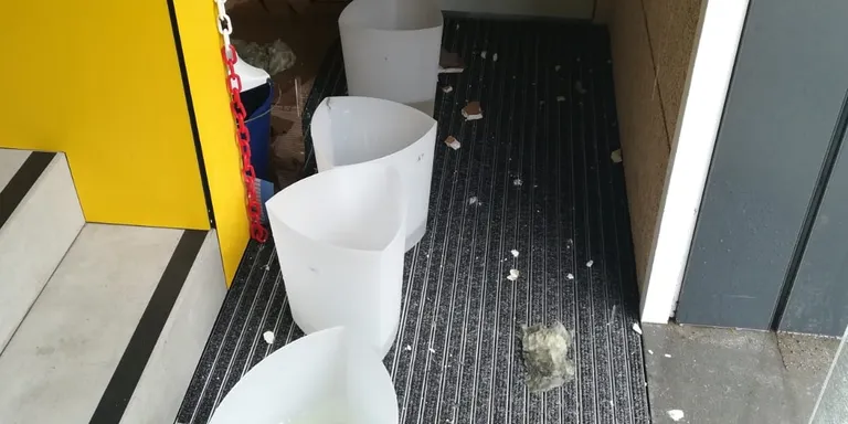 Inundació al Centre Cívic Poblenou