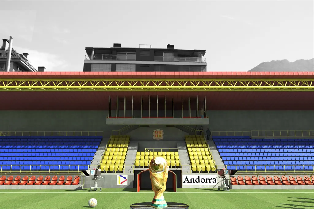 Estadi Nacional d'Andorra - Tribuna