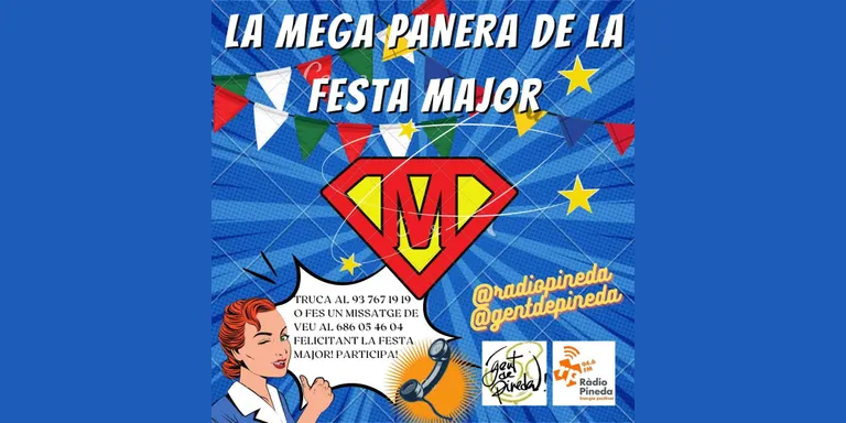 Noèlia Villalba Delgado és la guanyadora de la 'Megapanera de la Festa Major'