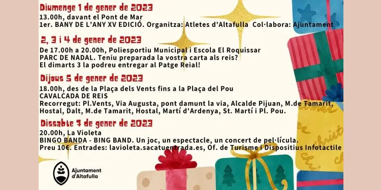 S'obre el Parc de Nadal d'Altafulla, sense restriccions i amb alguna novetat