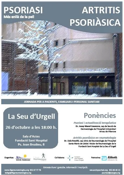 Una jornada informativa sobre la psoriasi, a la Seu