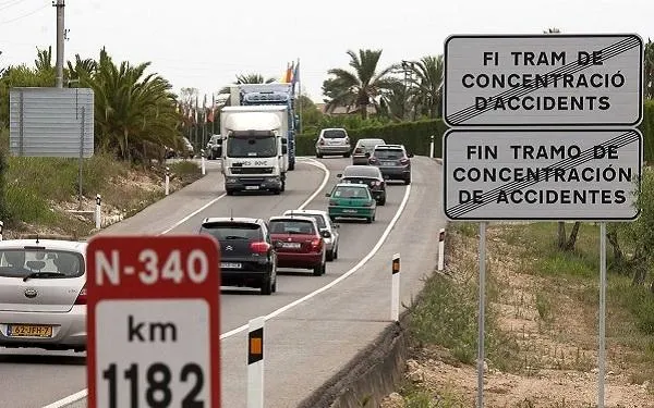 L’N-340 registra un nou accident de trànsit al seu pas per Creixell