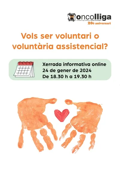 Oncolliga busca persones voluntàries i organitza una xerrada informativa