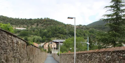 Finalitzada la nova pavimentació dels carrers de Fra Andreu Capella i Bellavista de la Seu