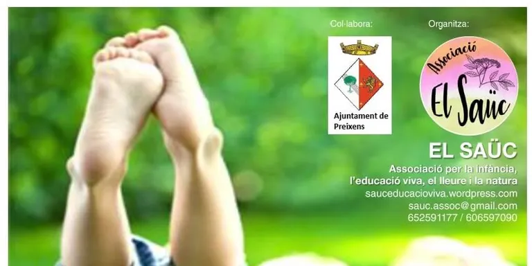 L'Associació El Saüc organitza el Casal d'Estiu de Preixens, on vincula infància i natura i amb una pedagogia viva i activa