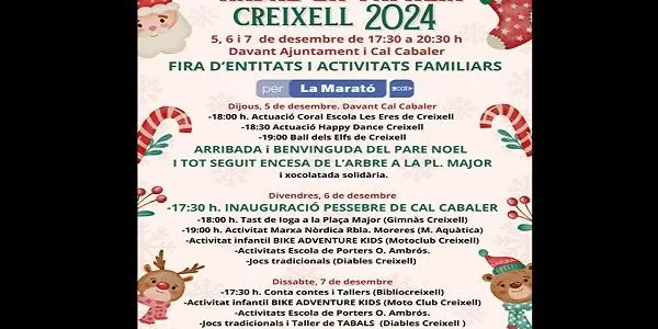Creixell celebrarà el 'Nadal en Família' del 5 al 7 de desembre