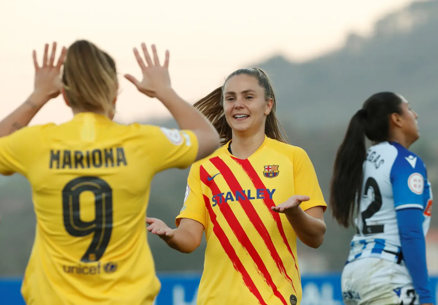 El Barça femení atropella a la Reial Societat