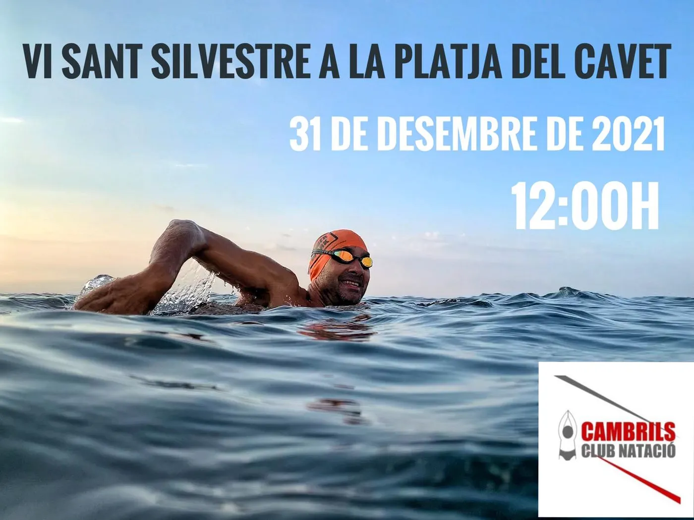 Cambrils tornarà a acomiadar l’any nedant al mar amb la Sant Silvestre aquàtica
