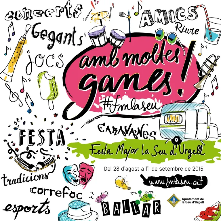 La Seu fomenta la participació a la Festa Major, que enguany té com a lema 'Amb moltes ganes!'