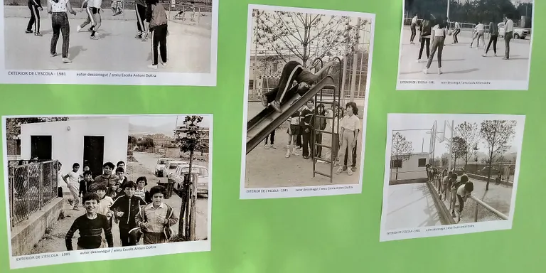 Exposició dels 50 anys de l'Escola Antoni Doltra al Centre Cívic