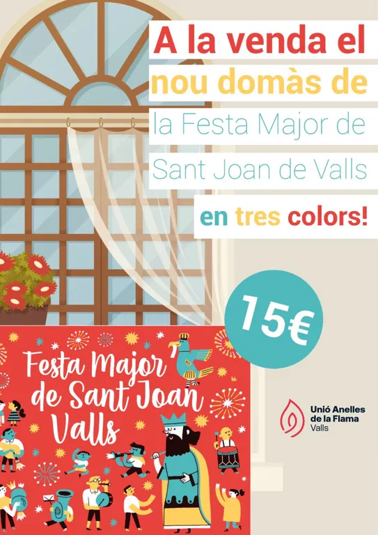 La UAF posa a la venda el domàs decoratiu de Sant Joan 2024
