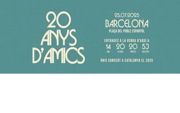 Els Amics de les Arts celebraran 20 anys de trajectòria amb un concert a Tarragona