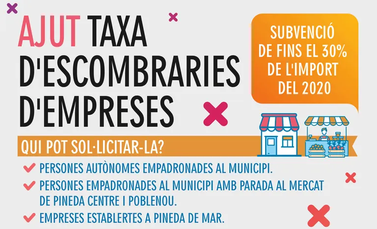 Tramitació subvenció de la taxa d'escombraries per empreses comercials i industrials (Covid-19)