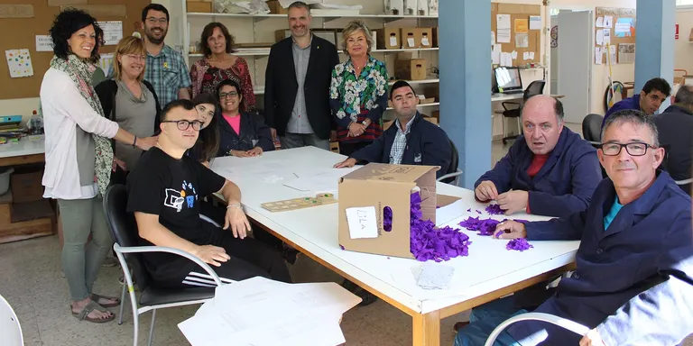 Una visita al Centre Claror, primera activitat de Jordi Fàbrega com a alcalde de la Seu