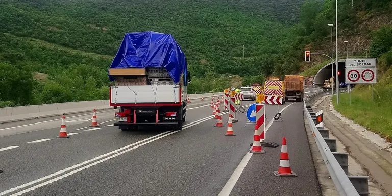 Accident a la carretera N-145 a les Valls de Valira