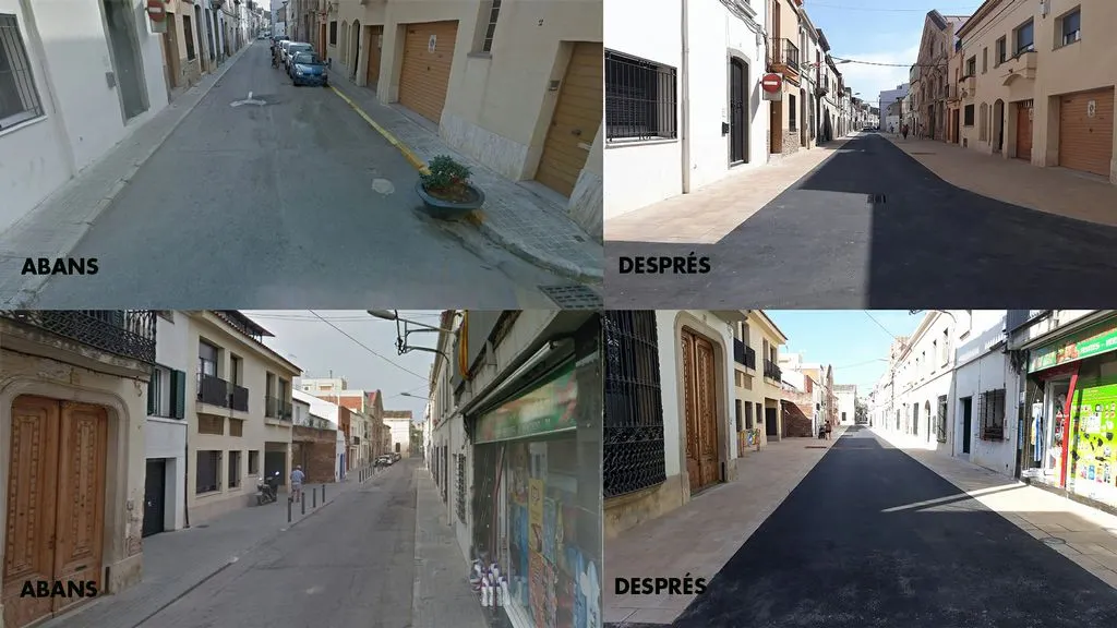 Finalitzen les obres de renovació del clavegueram del carrer Sant Francesc