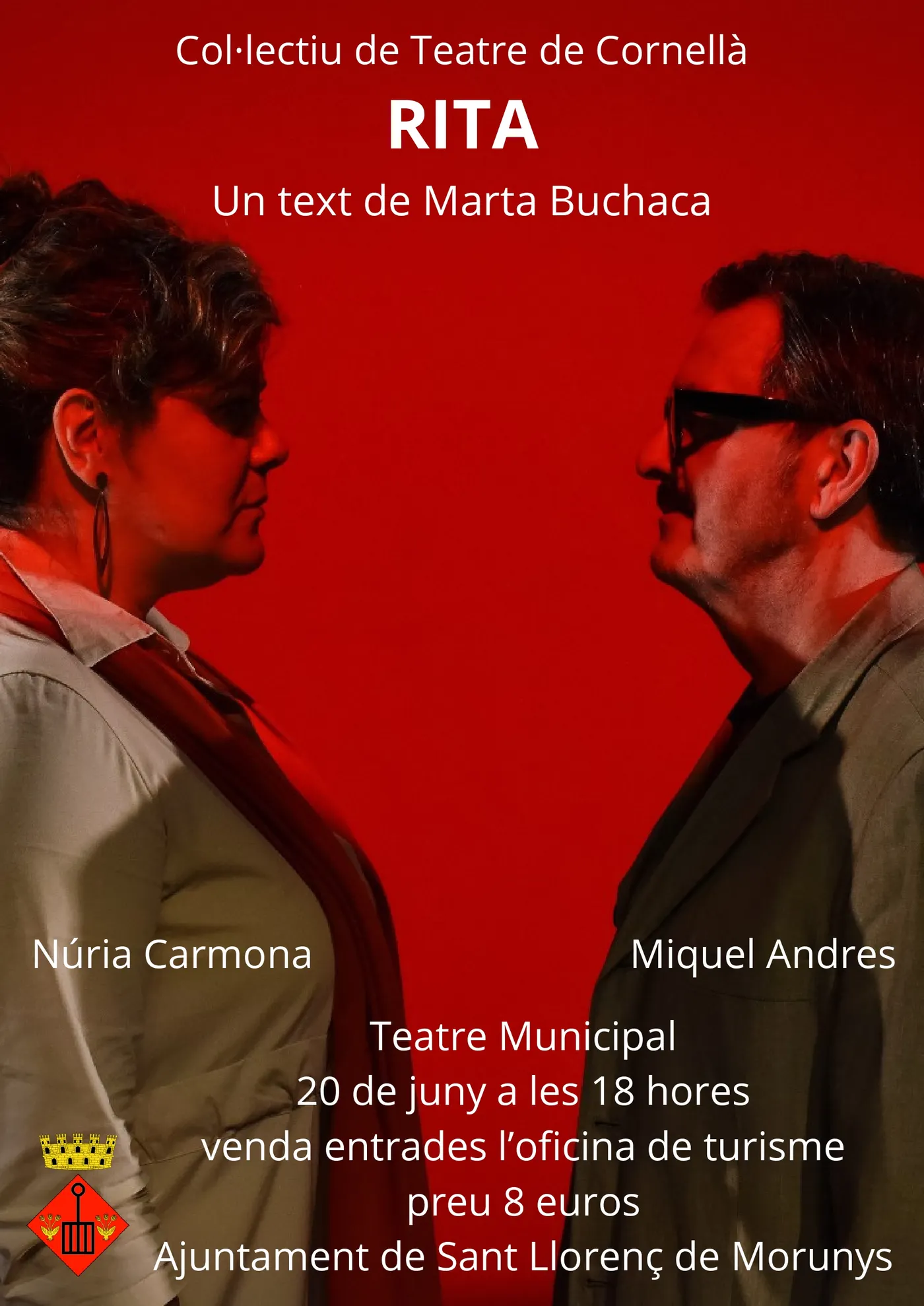 El Col•lectiu de Teatre de Cornellà porta a Sant Llorenç l’espectacle ‘Rita’
