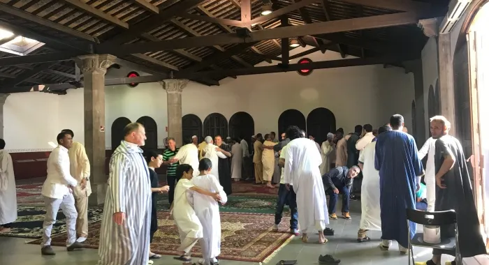 L'oració final del Ramadà s'ha fet a la Sala Polivanet del Calisay aquest matÃ