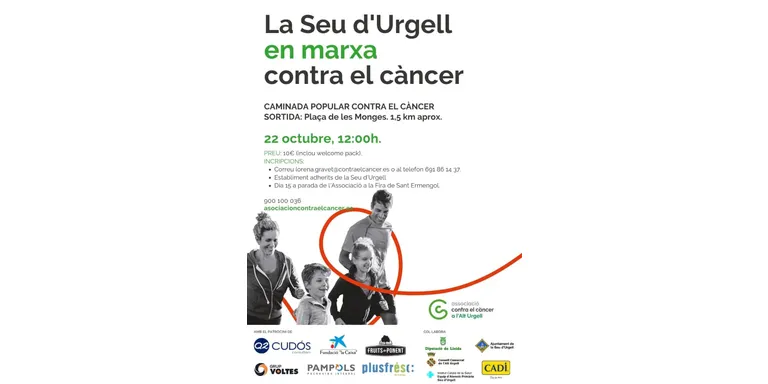 Caminada popular contra el càncer a la Seu d'Urgell