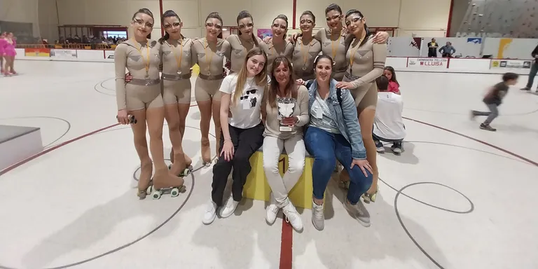 El Club Patí Constantí s’estrena amb un primer lloc en la modalitat de grup xous